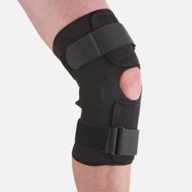 United Ortho Neoprene Wraparound Open Popliteal Hinged Knee Support