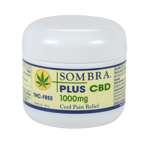 Sombra ® PLUS CBD Cool 2 ounce 1000mg Pain Relief