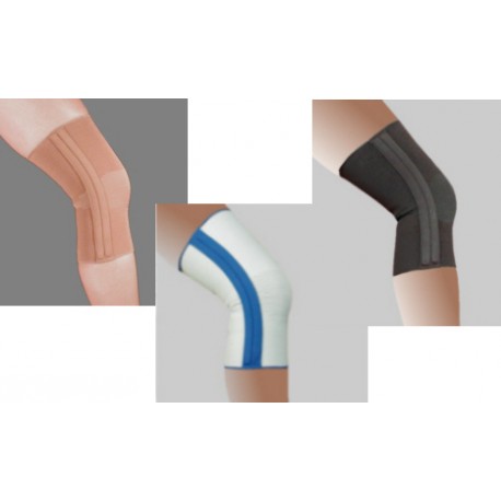 Compressive Knit Knee Sleeve with Dual Stays Colors