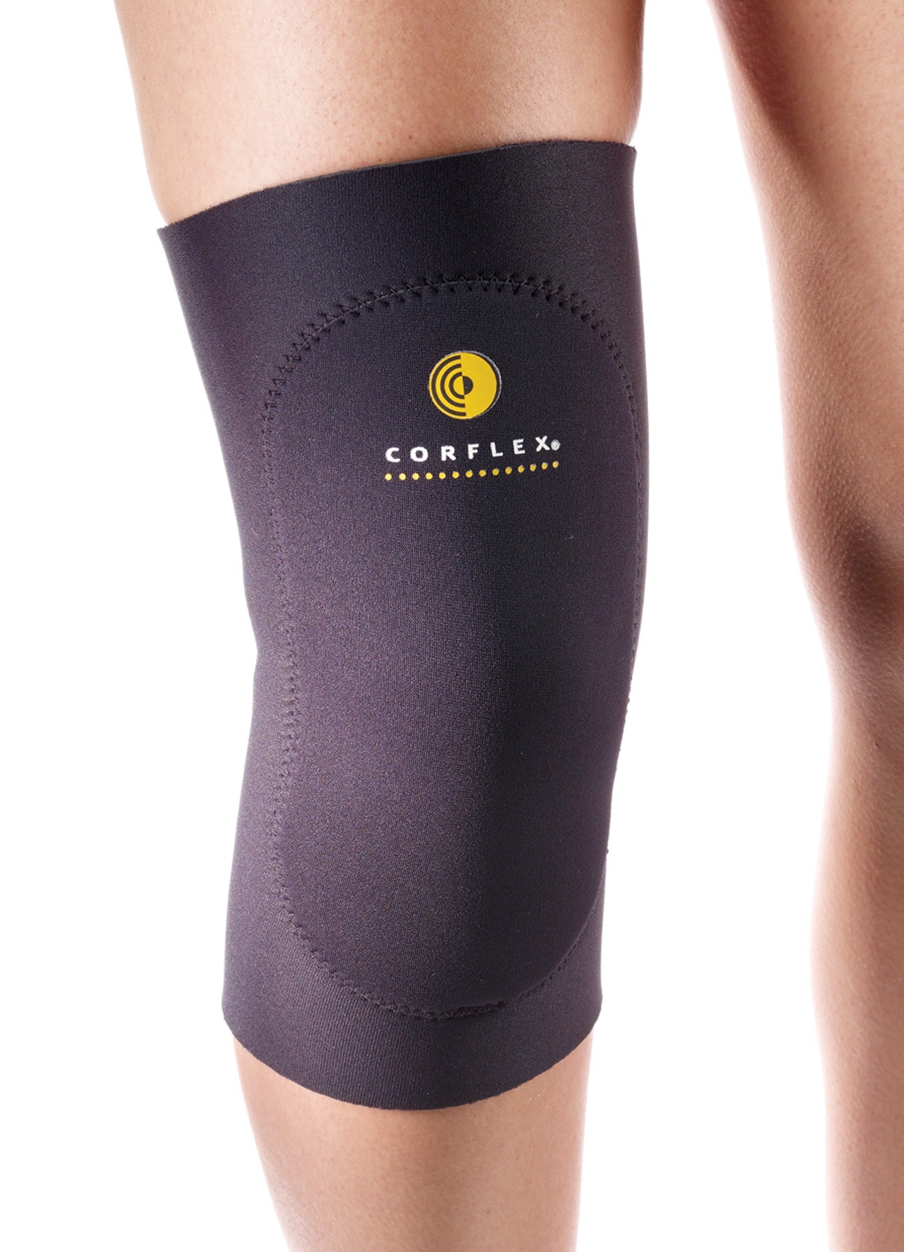 Corflex® 3/16” Neoprene Open Patella Knee Sleeve with Stays - Advent  Medical Systems