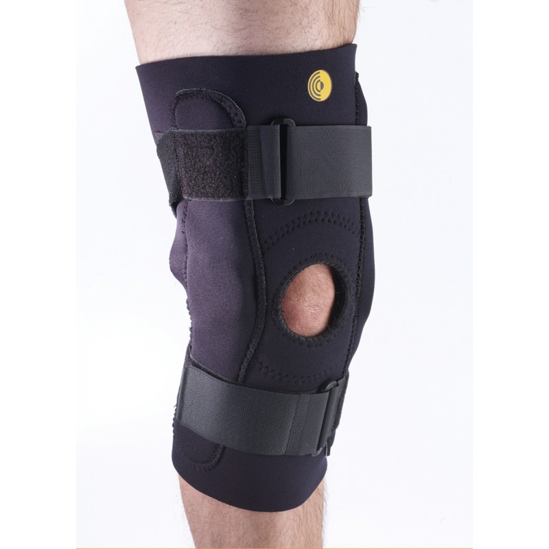 Knee Brace w/ Dual Wrap & Heavy-Duty Hinges